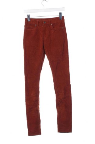 Pantaloni de velvet de femei Hema, Mărime S, Culoare Portocaliu, Preț 15,26 Lei