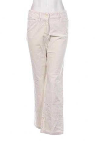 Pantaloni de velvet de femei Joy, Mărime M, Culoare Ecru, Preț 20,23 Lei