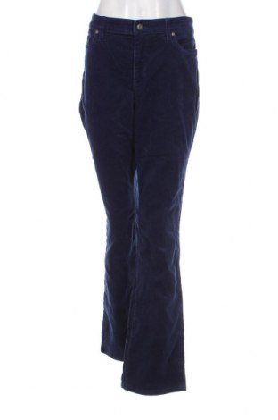 Γυναικείο κοτλέ παντελόνι Land's End, Μέγεθος L, Χρώμα Μπλέ, Τιμή 25,36 €
