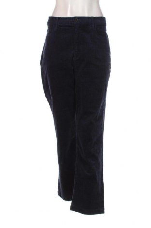 Pantaloni de velvet de femei Loft, Mărime L, Culoare Albastru, Preț 262,65 Lei