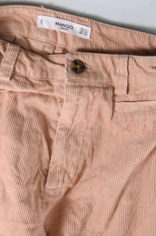 Γυναικείο κοτλέ παντελόνι Mango, Μέγεθος XS, Χρώμα  Μπέζ, Τιμή 3,15 €