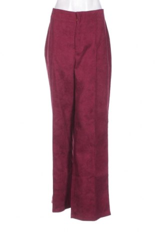 Pantaloni de velvet de femei Miss Selfridge, Mărime XL, Culoare Roz, Preț 50,66 Lei