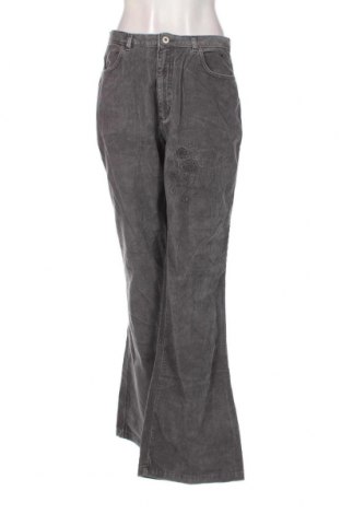 Pantaloni de velvet de femei O'neill, Mărime M, Culoare Gri, Preț 298,79 Lei