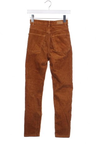 Pantaloni de velvet de femei Pull&Bear, Mărime S, Culoare Bej, Preț 37,74 Lei