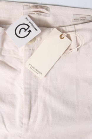 Γυναικείο κοτλέ παντελόνι Scotch & Soda, Μέγεθος XL, Χρώμα Λευκό, Τιμή 34,70 €