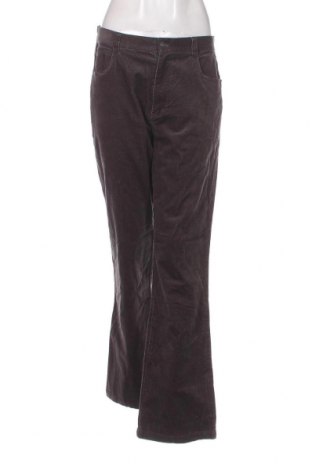 Γυναικείο κοτλέ παντελόνι Signature, Μέγεθος L, Χρώμα Γκρί, Τιμή 7,18 €
