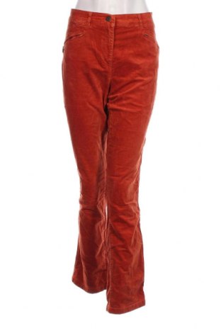 Pantaloni de velvet de femei Toni, Mărime L, Culoare Portocaliu, Preț 26,97 Lei