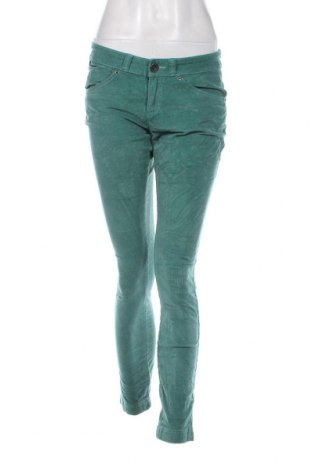 Pantaloni de velvet de femei United Colors Of Benetton, Mărime M, Culoare Verde, Preț 25,63 Lei