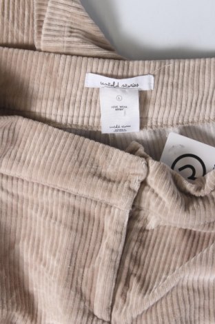 Γυναικείο κοτλέ παντελόνι Untold stories, Μέγεθος L, Χρώμα  Μπέζ, Τιμή 5,51 €