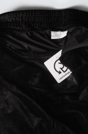 Pantaloni de velvet de femei VILA, Mărime L, Culoare Negru, Preț 25,76 Lei