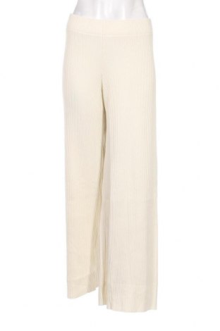Pantaloni de velvet de femei Weekday, Mărime XL, Culoare Ecru, Preț 128,78 Lei