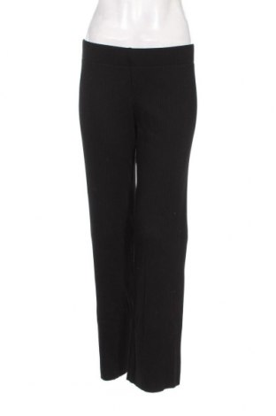 Pantaloni de velvet de femei Weekday, Mărime M, Culoare Negru, Preț 74,41 Lei