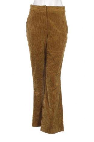 Pantaloni de velvet de femei Zara, Mărime XS, Culoare Verde, Preț 15,99 Lei