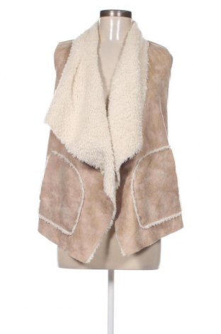 Дамски елек Zara Trafaluc, Размер S, Цвят Бежов, Цена 15,39 лв.
