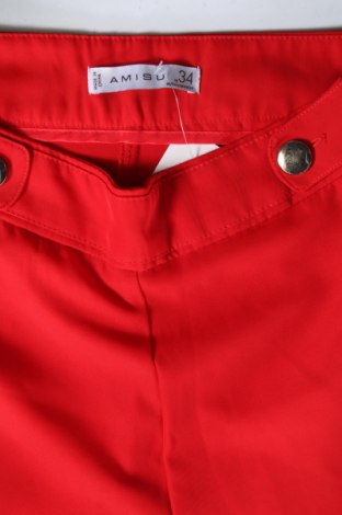 Pantaloni scurți de femei Amisu, Mărime XS, Culoare Roșu, Preț 49,87 Lei