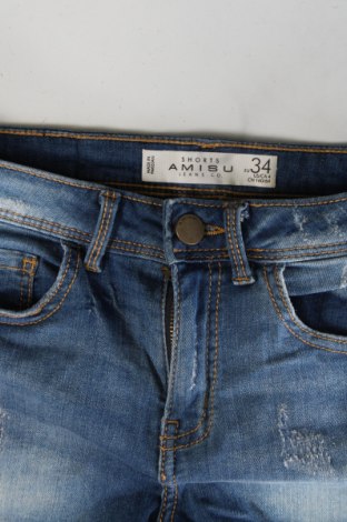 Γυναικείο κοντό παντελόνι Amisu, Μέγεθος XS, Χρώμα Μπλέ, Τιμή 8,00 €