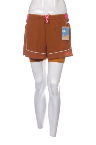 Γυναικείο κοντό παντελόνι Brooks, Μέγεθος S, Χρώμα Καφέ, Τιμή 12,99 €