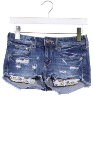 Γυναικείο κοντό παντελόνι H&M, Μέγεθος XS, Χρώμα Μπλέ, Τιμή 4,04 €