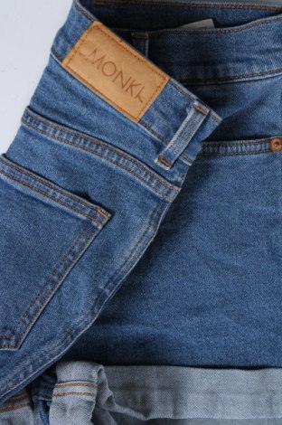 Γυναικείο κοντό παντελόνι Monki, Μέγεθος XXS, Χρώμα Μπλέ, Τιμή 15,36 €