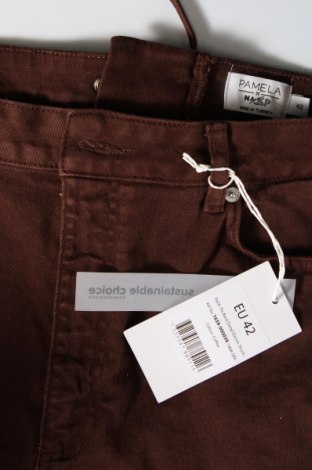 Pantaloni scurți de femei NA-KD, Mărime L, Culoare Maro, Preț 136,15 Lei