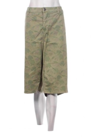 Γυναικείο κοντό παντελόνι Sheego, Μέγεθος 5XL, Χρώμα Πράσινο, Τιμή 14,42 €