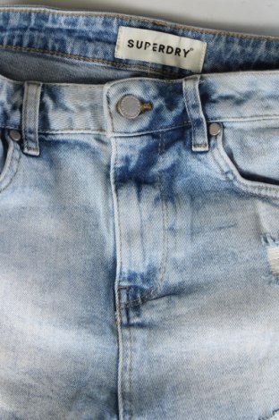 Γυναικείο κοντό παντελόνι Superdry, Μέγεθος XS, Χρώμα Μπλέ, Τιμή 9,12 €