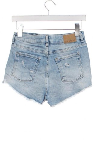Γυναικείο κοντό παντελόνι Superdry, Μέγεθος XS, Χρώμα Μπλέ, Τιμή 9,12 €