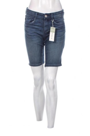 Дамски къс панталон Tom Tailor, Размер S, Цвят Син, Цена 34,65 лв.