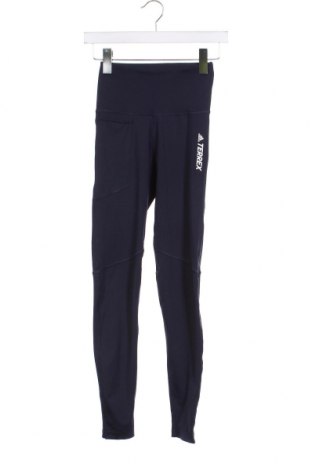 Damen Leggings Adidas, Größe XS, Farbe Blau, Preis 23,00 €