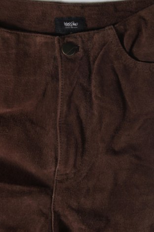 Γυναικείο παντελόνι δερμάτινο Mossimo, Μέγεθος XS, Χρώμα Καφέ, Τιμή 9,93 €