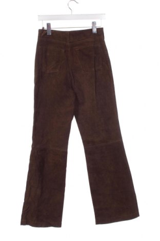 Pantaloni de piele pentru damă Mossimo, Mărime XS, Culoare Maro, Preț 52,80 Lei