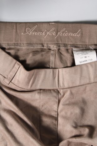 Γυναικείο παντελόνι ANNI FOR FRIENDS, Μέγεθος XL, Χρώμα  Μπέζ, Τιμή 6,73 €