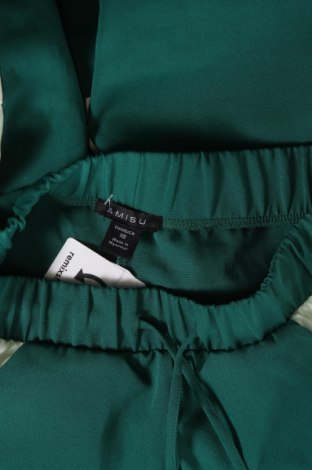 Дамски панталон Amisu, Размер XS, Цвят Зелен, Цена 29,00 лв.