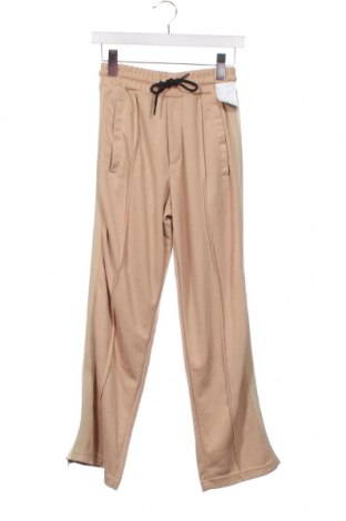 Γυναικείο παντελόνι Bershka, Μέγεθος XS, Χρώμα  Μπέζ, Τιμή 16,04 €