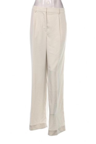 Pantaloni de femei Calvin Klein, Mărime L, Culoare Ecru, Preț 327,63 Lei