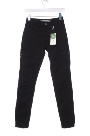 Дамски панталон Clockhouse, Размер XS, Цвят Черен, Цена 25,80 лв.