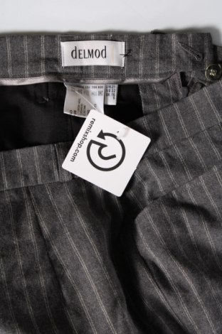 Γυναικείο παντελόνι Delmod, Μέγεθος L, Χρώμα Γκρί, Τιμή 6,64 €
