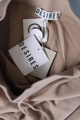 Γυναικείο παντελόνι Desires, Μέγεθος L, Χρώμα  Μπέζ, Τιμή 16,78 €