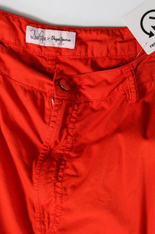 Дамски панталон Dua Lipa x Pepe Jeans, Размер M, Цвят Червен, Цена 30,60 лв.