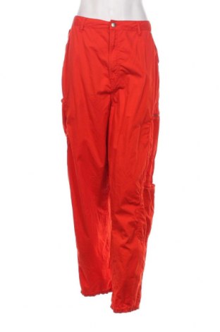 Pantaloni de femei Dua Lipa x Pepe Jeans, Mărime M, Culoare Roșu, Preț 100,66 Lei