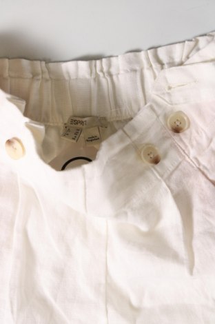Pantaloni de femei Esprit, Mărime S, Culoare Alb, Preț 104,59 Lei