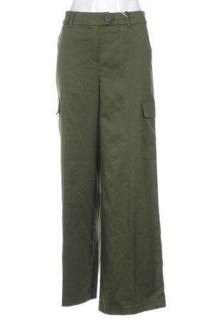 Дамски панталон Fransa, Размер M, Цвят Зелен, Цена 41,85 лв.