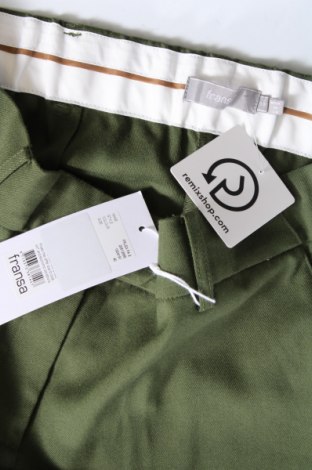 Дамски панталон Fransa, Размер XL, Цвят Зелен, Цена 22,32 лв.