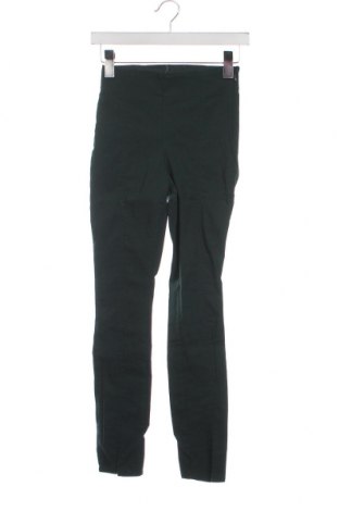 Dámské kalhoty  H&M, Velikost XXS, Barva Zelená, Cena  170,00 Kč
