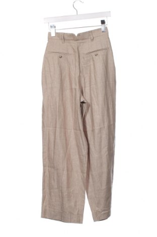 Дамски панталон H&M, Размер XS, Цвят Бежов, Цена 46,00 лв.