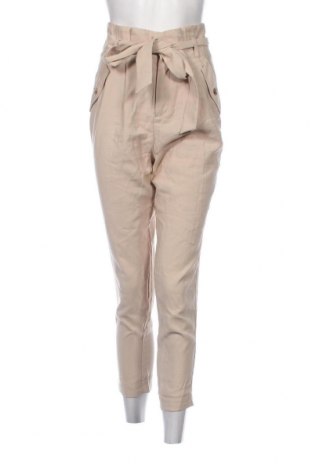 Дамски панталон H&M, Размер XS, Цвят Бежов, Цена 11,60 лв.