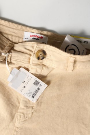 Pantaloni de femei Jennyfer, Mărime XS, Culoare Bej, Preț 95,33 Lei