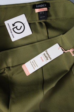 Дамски панталон Lindex, Размер XL, Цвят Зелен, Цена 30,82 лв.