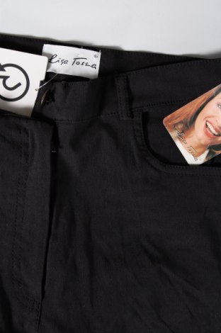 Γυναικείο παντελόνι Lisa Tossa, Μέγεθος S, Χρώμα Μαύρο, Τιμή 11,51 €