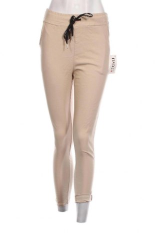 Дамски панталон Made In Italy, Размер S, Цвят Бежов, Цена 29,97 лв.